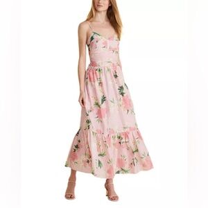 NWT Vineyard Vines Kentucky Derby Floral Maxi Dress Bohemian Sz 12